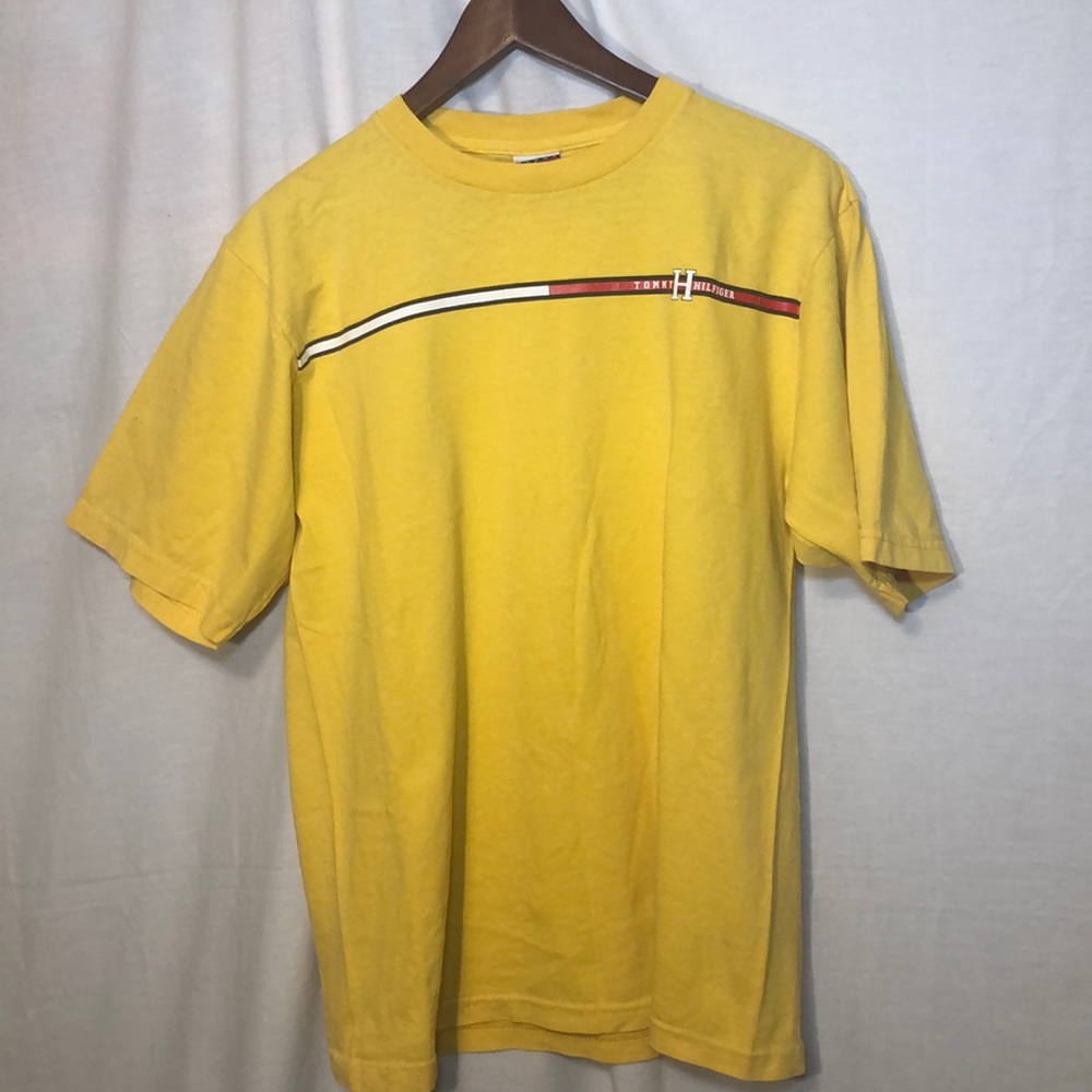Vintage Tommy Hilfiger kid size XL yellow T-shirt